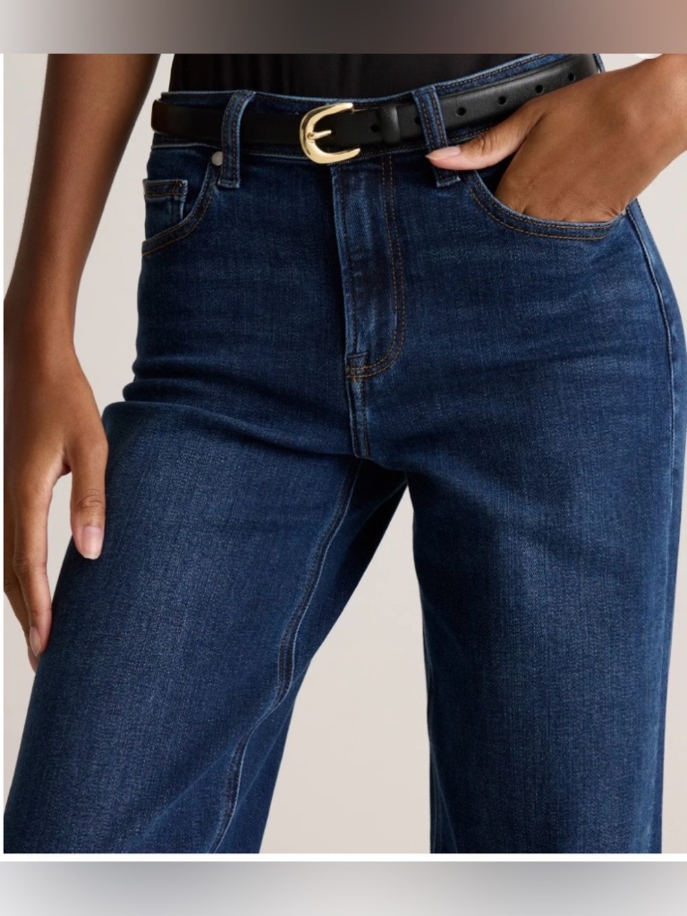 Quince Bella Stretch Wide Leg Jeans, size 29 - Picture 6 of 9